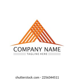 Unternehmenssymbole und Logo-Design, Vektorgrafik 
