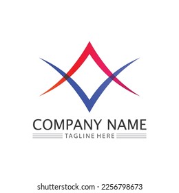 Business icon and logo design vector graphic 
