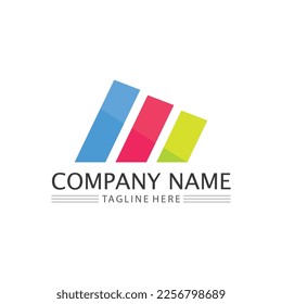 Business icon and logo design vector graphic 