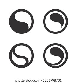 Unternehmenssymbole und Logo-Design, Vektorgrafik 