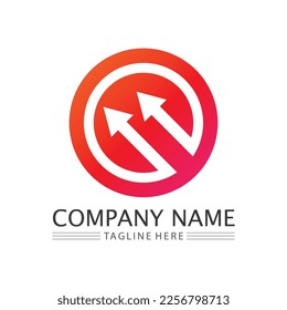 Gráfico vectorial de diseño de iconos y logotipos de empresas 