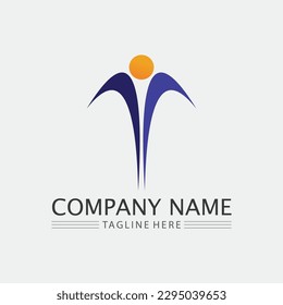 Business icon and logo design vector graphic 