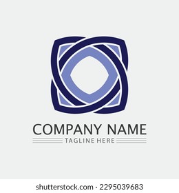 Business icon and logo design vector graphic 
