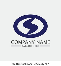 Gráfico vectorial de diseño de iconos y logotipos de empresas 