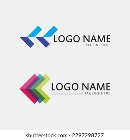 Business icon and logo design vector graphic 