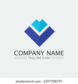 Gráfico vectorial de diseño de iconos y logotipos de empresas 