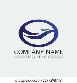 Gráfico vectorial de diseño de iconos y logotipos de empresas 