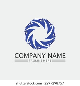 Business icon and logo design vector graphic 