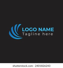 Icono comercial y diseño de logotipo gráfico vectorial.