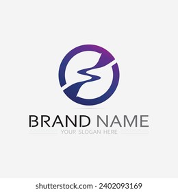 Business icon and logo design vector graphic 