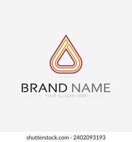 Gráfico vectorial de diseño de iconos y logotipos de empresas 