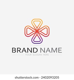 Business icon and logo design vector graphic 