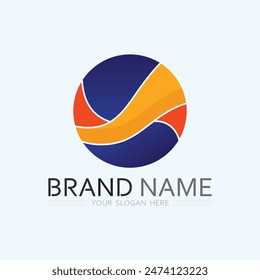 Business icon and logo design vector graphic 