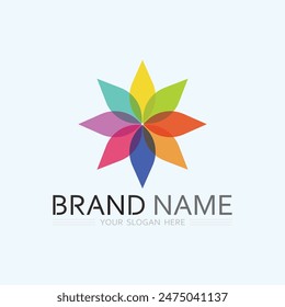 Business icon and logo design vector graphic 