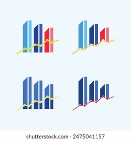 Business icon and logo design vector graphic 