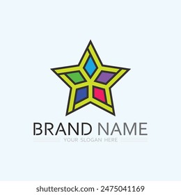 Business icon and logo design vector graphic 