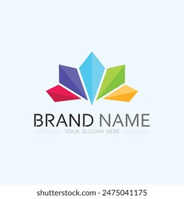 Vektorgrafik-Grafik für Geschäftssymbol und Logo-Design 