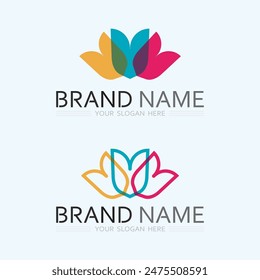 Icono de negocio y diseño de logotipo gráfico de Vector 