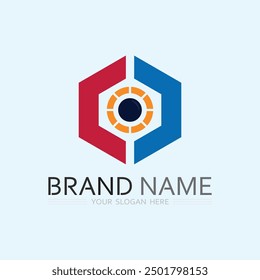 Business icon and logo design vector graphic 