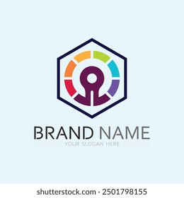 Icono de negocios y diseño de logotipo Vector gráfico 