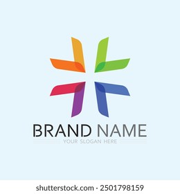 Business icon and logo design vector graphic 