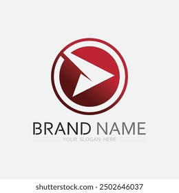 Icono de negocios y diseño de logotipo Vector gráfico 