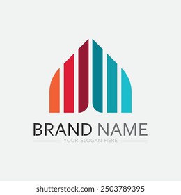 Icono de negocios y diseño de logotipo Vector gráfico 