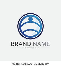 Business icon and logo design vector graphic 