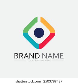 Unternehmenssymbol und Logo-Design, Vektorgrafik 