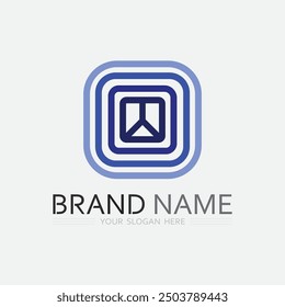 Unternehmenssymbol und Logo-Design, Vektorgrafik 