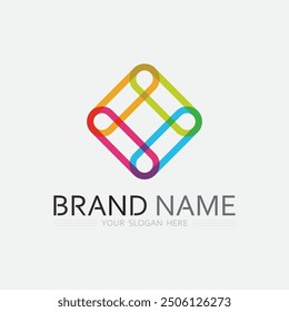 Business icon and logo design vector graphic 
