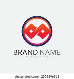 Business icon and logo design vector graphic illustration