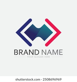 Unternehmenssymbol und Logo-Design, Vektorgrafik