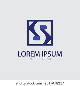 Unternehmenssymbol und Logo-Design, Vektorgrafik 