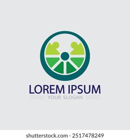 Unternehmenssymbol und Logo-Design, Vektorgrafik 