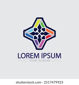 Business icon and logo design vector graphic 
