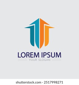Business icon and logo design vector graphic 