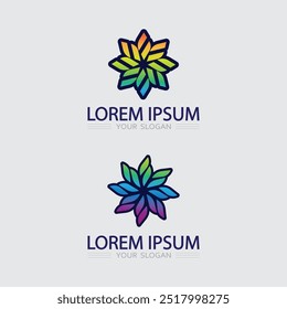 Business icon and logo design vector graphic 