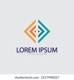Icono de negocios y diseño de logotipo Vector gráfico 