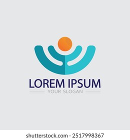 Icono de negocios y diseño de logotipo Vector gráfico 