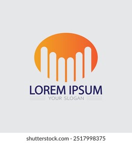Unternehmenssymbol und Logo-Design, Vektorgrafik 