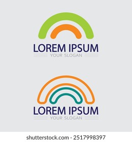 Business icon and logo design vector graphic 