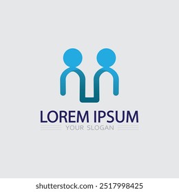 Icono de negocios y diseño de logotipo Vector gráfico 
