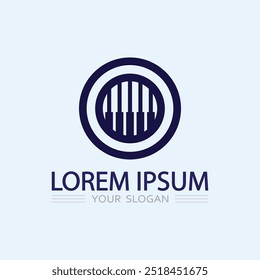 Icono de negocios y diseño de logotipo Vector gráfico 