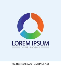 Icono de negocios y diseño de logotipo Vector gráfico 