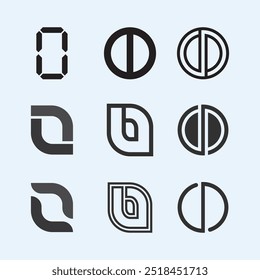 Business icon and logo design vector graphic 