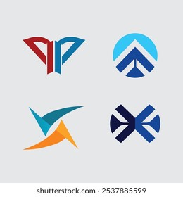 Icono de negocios y diseño de logotipo Vector gráfico 