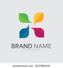 Unternehmenssymbol und Logo-Design, Vektorgrafik 
