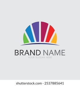 Business icon and logo design vector graphic 