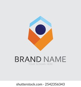 Icono de negocios y diseño de logotipo Vector gráfico 